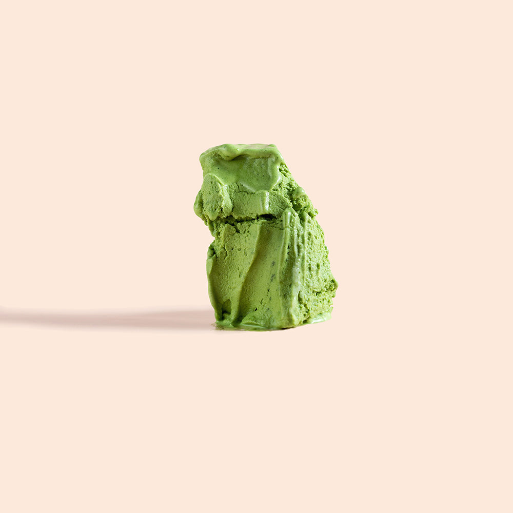 Sculpture of kiwami matcha gelato