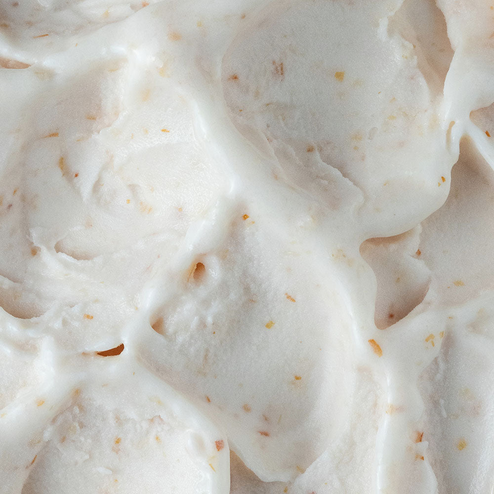 Close-up of lychee sorbet